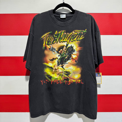 1999 Ted Nugent Y2K Free For All Shirt