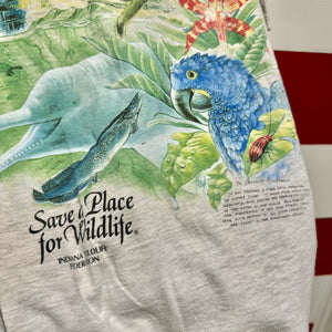 90s Save A Place For Wildlife Shirt