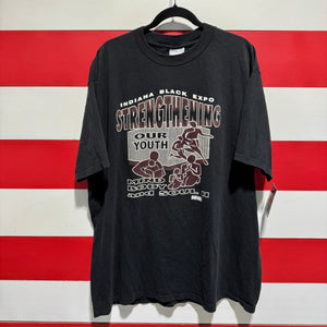 90s Indiana Black Expo Strengthening Our Youth Shirt