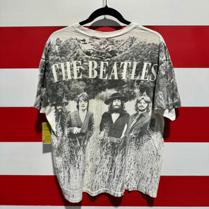 90s The Beatles All Over Print Shirt