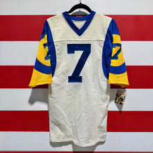 80s Bob Waterfield LA Rams Medalist Sand Knit Stitched Jersey
