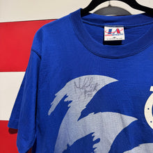 1994 Colts Marshall Faulk Signed Logo Athletic Sharktooth Shirt