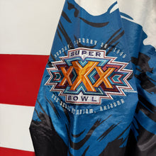 1996 Super Bowl XXX Logo Athletic Splash Windbreaker