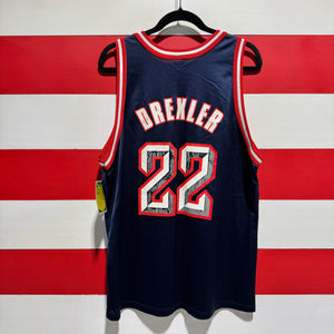 90s Clyde Drexler Houston Rockets Champion Jersey