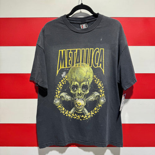 2001 Metallica No Leaf Clover Pushead Shirt