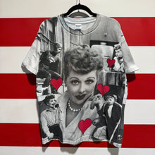 Early 2000s I Love Lucy All Over Print Shirt