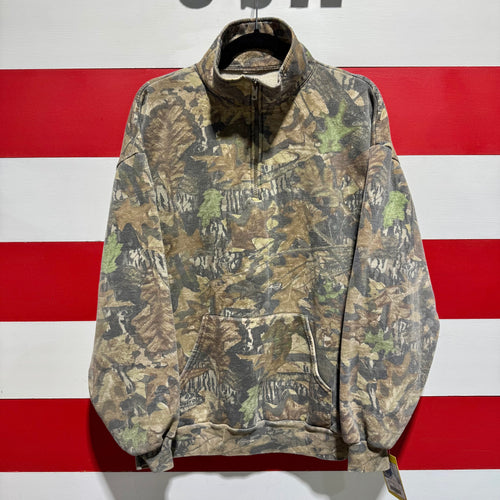 Early 2000s Mossy Oak Camo Sweatshirt