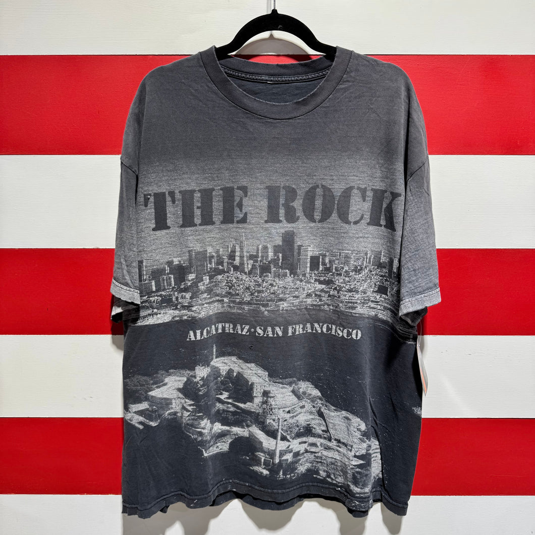 90s The Rock Alcatraz All Over Print Shirt
