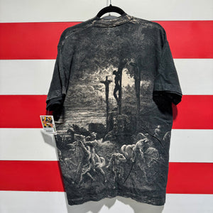 90s Gustave Doré The Darkness at the Crucifixion All Over Print Shirt