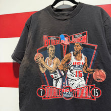 1992 Larry Bird Magic Johnson Double Trouble USA Basketball Shirt