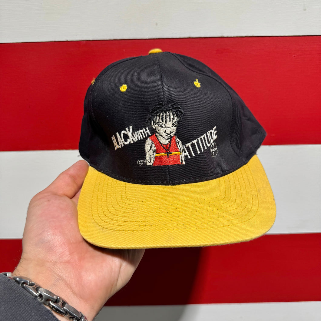 90s Black With Attitude Hat
