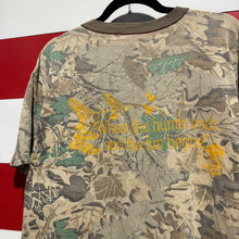 90s Janet & Charlie’s Lake Tavern Camo Shirt