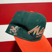 90s Miami Hurricanes Sports Specialties Script Hat