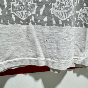 1993 Harley Davidson 90th Anniversary All Over Print Shirt