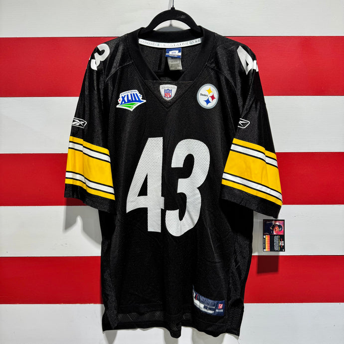 Early 2000s Troy Polamalu Steelers Super Bowl XLIII Jersey
