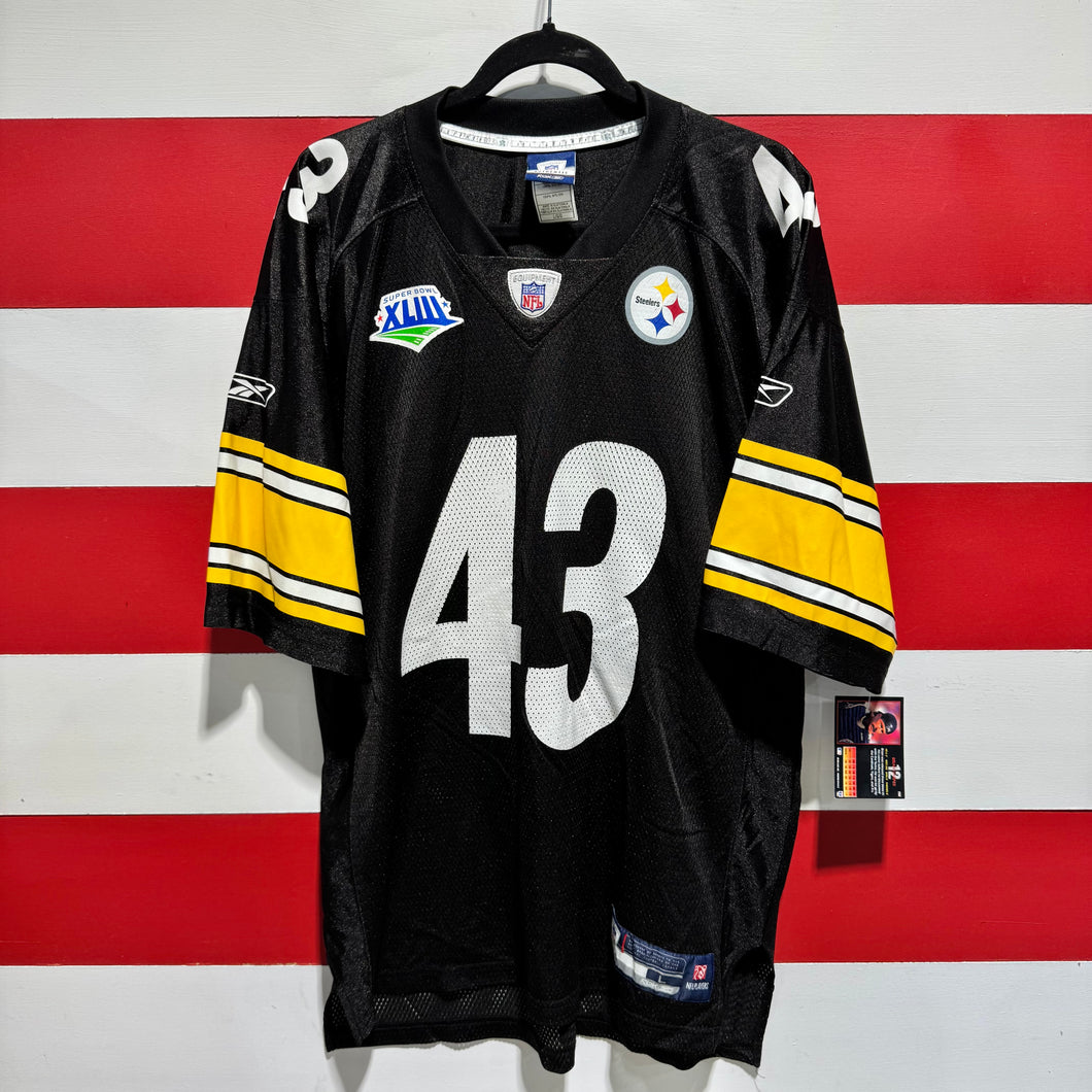 Early 2000s Troy Polamalu Steelers Super Bowl XLIII Jersey