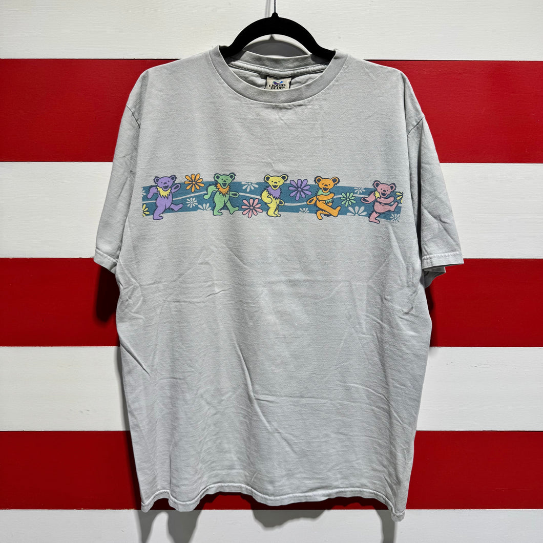 2000 Grateful Dead Bears Liquid Blue Shirt