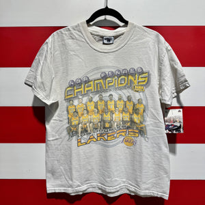 2001 LA Lakers Back to Back NBA Champions Shirt