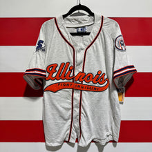 90s Illinois Fighting Illini Starter Baseball Jersey