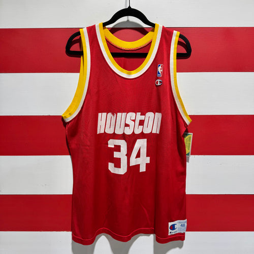 90s Hakeem Olajuwon Houston Rockets Champion Jersey