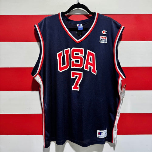 Early 2000s Alonzo Mourning USA Basketball Champion Jersey