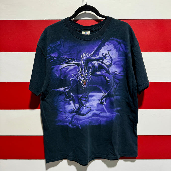 2002 Liquid Blue Dragon Shirt
