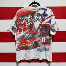 Early 2000s Tony Stewart All Over Print Shirt