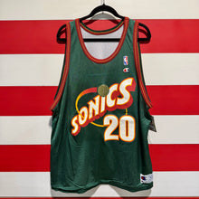 90s Gary Payton SuperSonics Reversible Champion Jersey