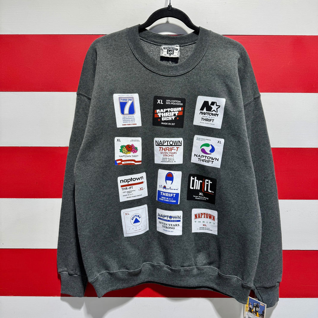 Naptown Thrift 7 Year Anniversary Sweatshirt BOXY XL