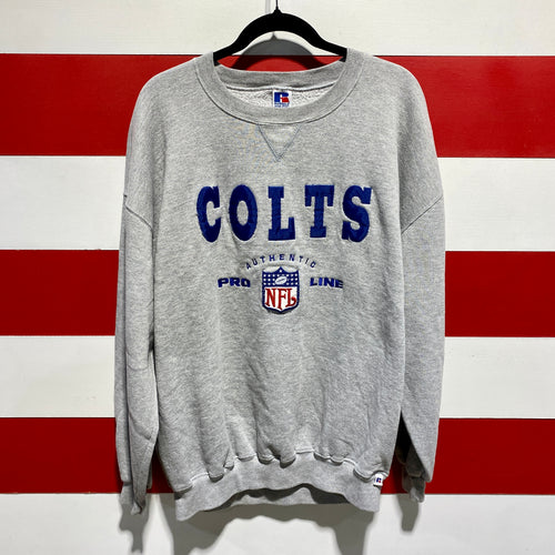 Vintage 90s Indianapolis Colts NFL Crewneck Sweatshirt Size 