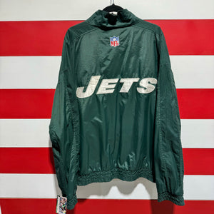 90s New York Jets Logo Athletic Windbreaker