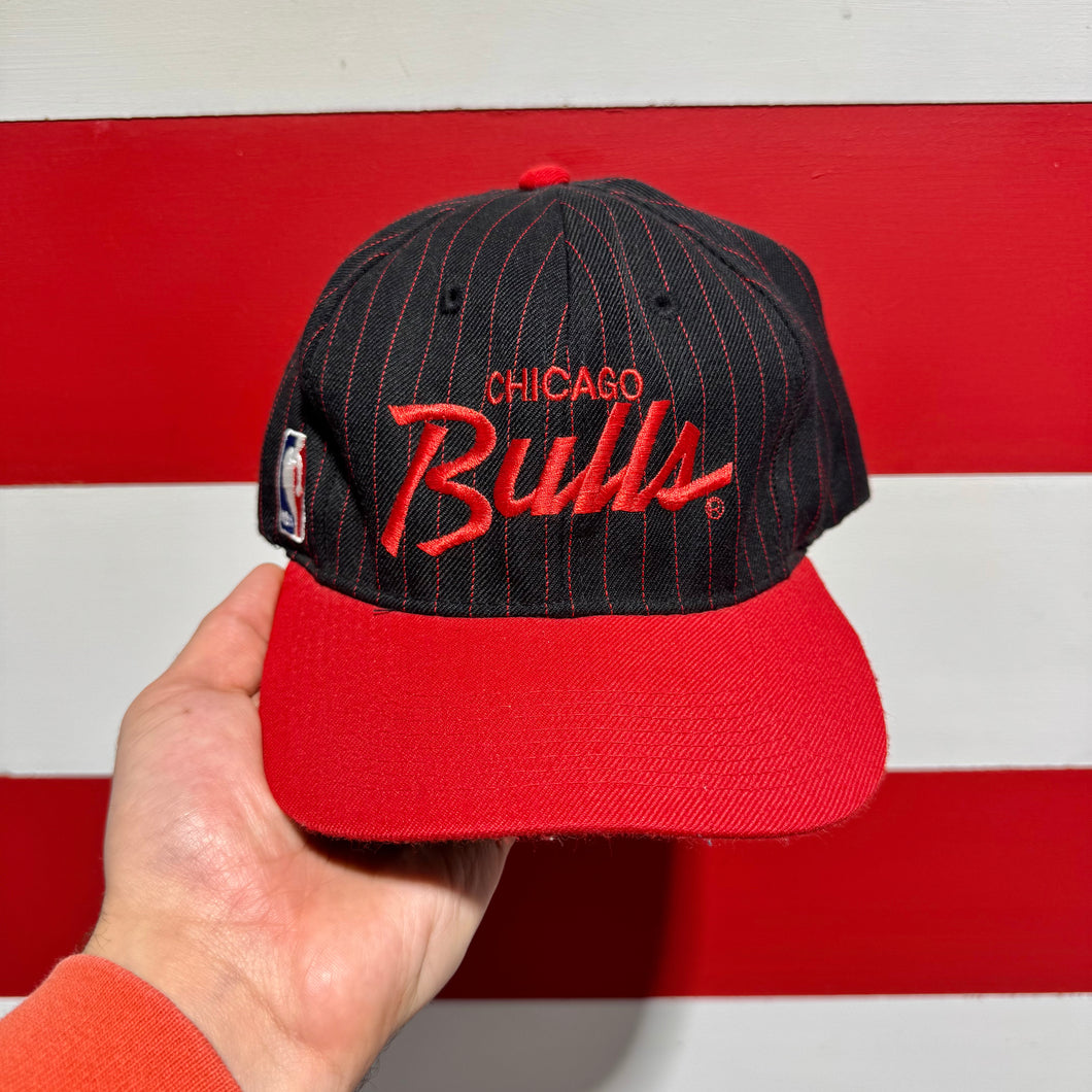 90s Chicago Bulls Sports Specialties Script Hat