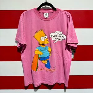1990 Bart Simpson Cool Your Jets Man Shirt