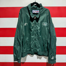 90s New York Jets Logo Athletic Windbreaker