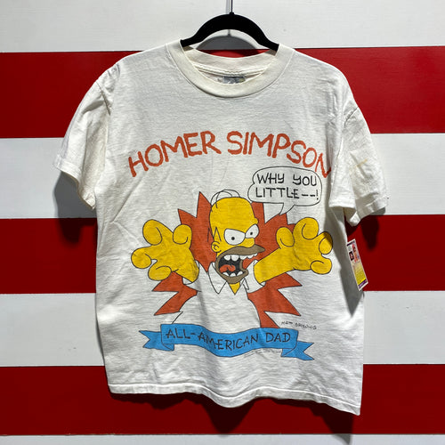 1990 Homer Simpson All American Dad Shirt