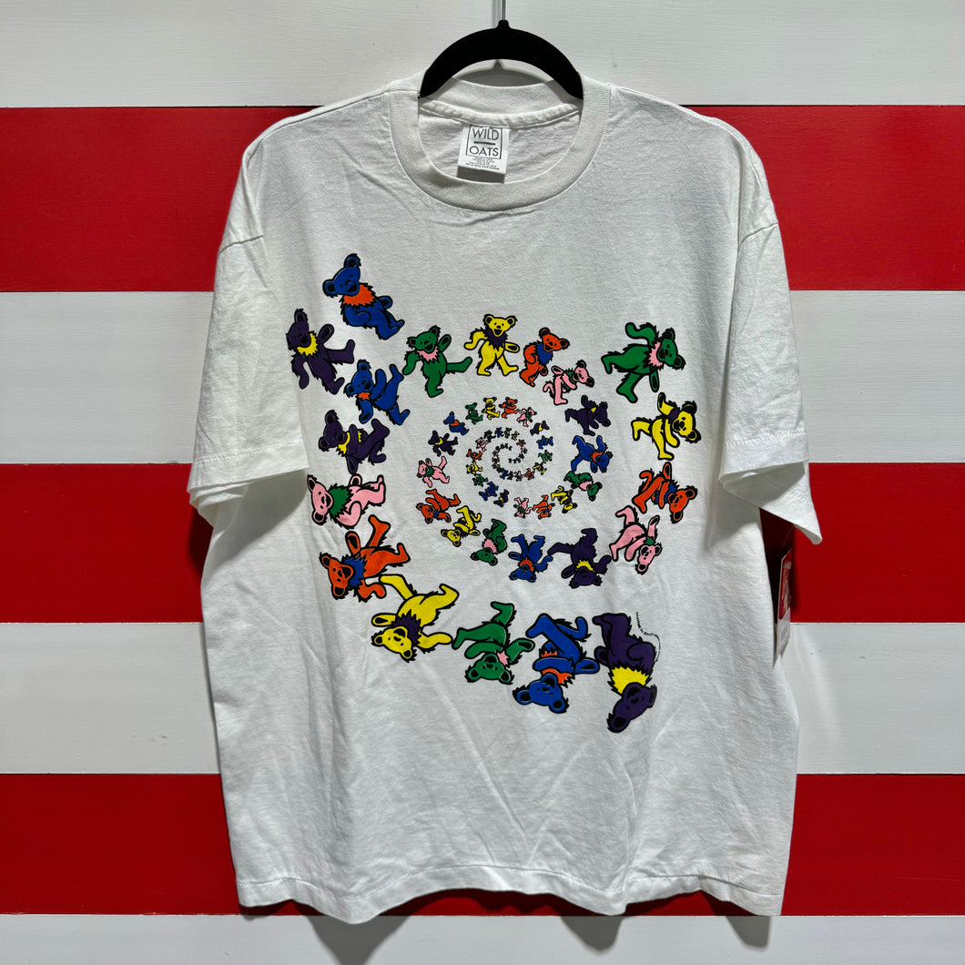 1991 Grateful Dead Spiral Bears Shirt