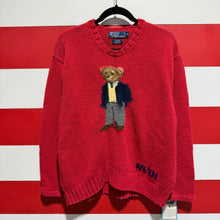 2001 Polo Bear Ralph Lauren Hand Knit Sweater