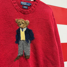 2001 Polo Bear Ralph Lauren Hand Knit Sweater