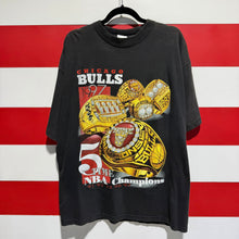 1997 Chicago Bulls NBA Champions Rap Tee Shirt