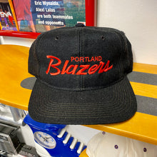 80s Portland Trailblazers Sports Specialties Wool Script Hat