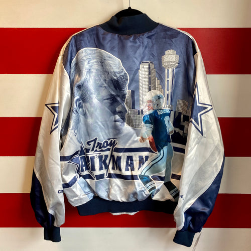 90s Dallas Cowboys Chalk Line Fanimation Satin Jacket – Naptown Thrift