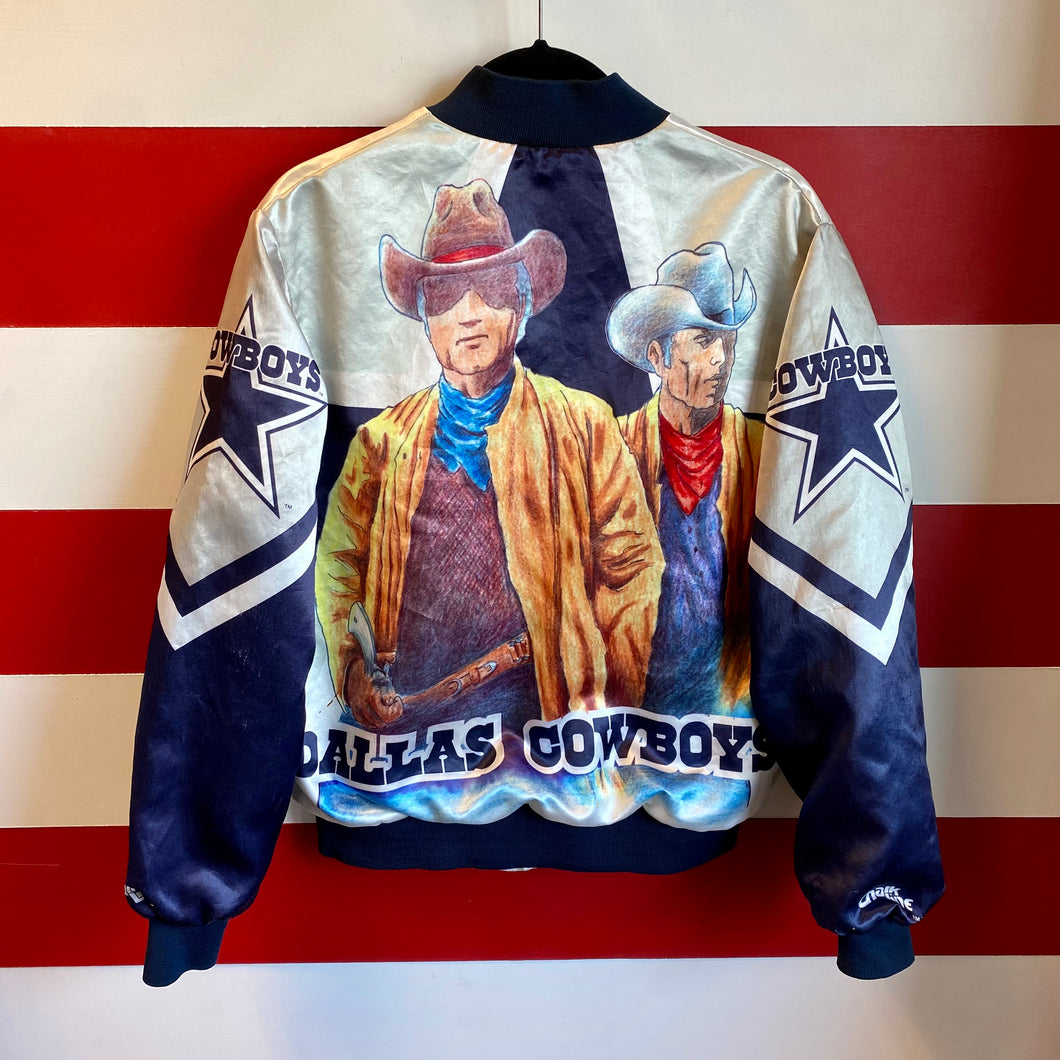 90s Dallas Cowboys Chalk Line Fanimation Satin Jacket – Naptown Thrift