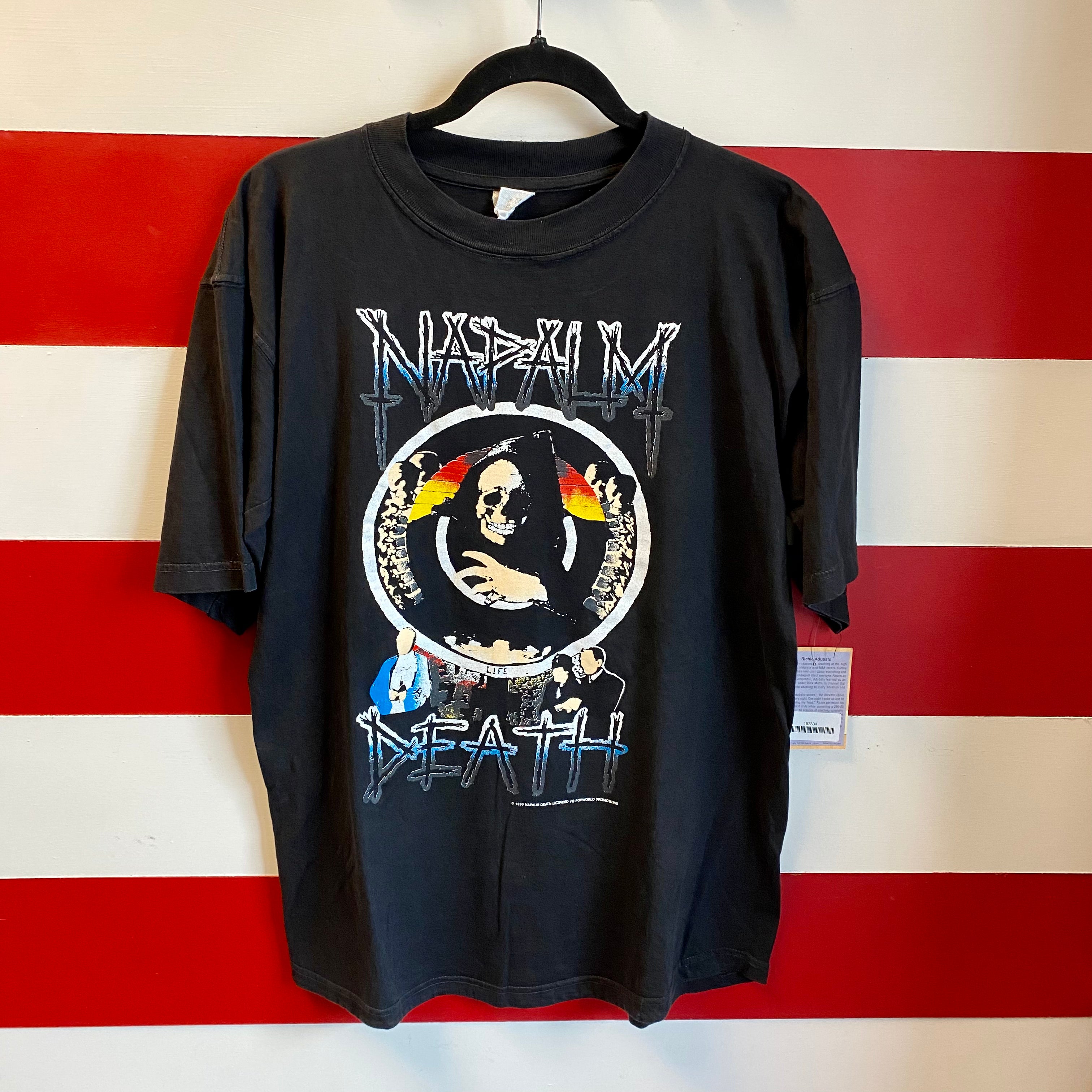 1990 Napalm Death Shirt – Naptown Thrift