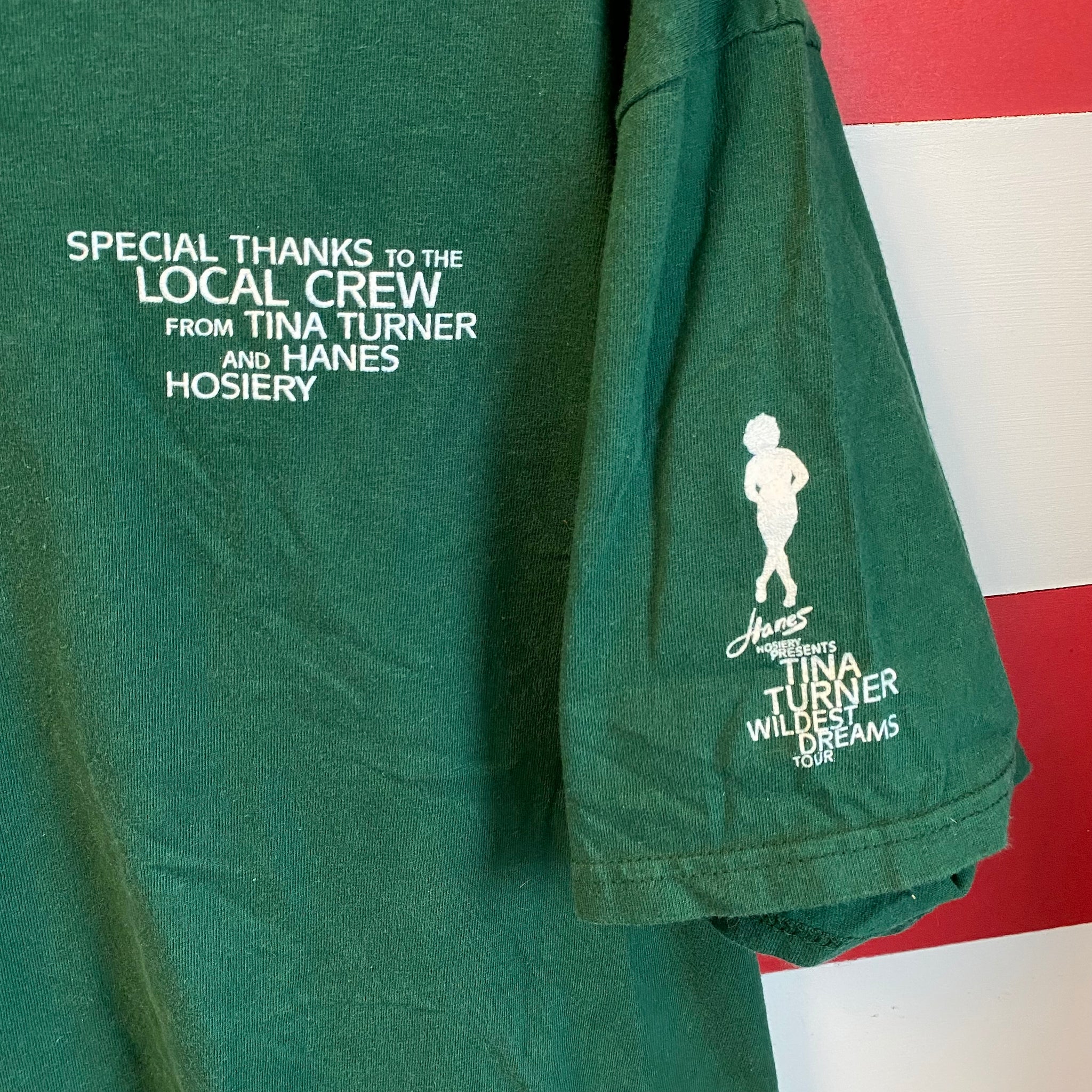 90s Tina Turner Wildest Dreams Tour Local Crew Shirt – Naptown Thrift