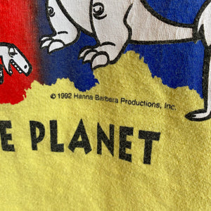 1992 Flintstones Save The Planet Shirt