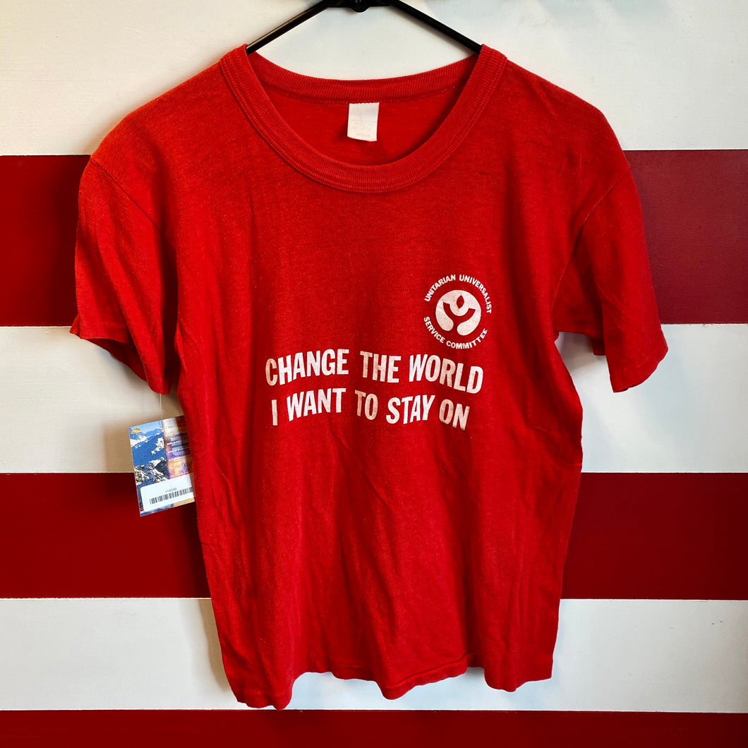 80s Change The World I Want To Stay On Shirt