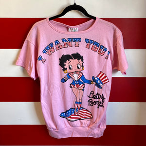 1986 Betty Boop I Want You Shirt