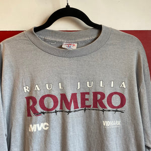 1989 Romero Raul Julia Movie Promo Shirt