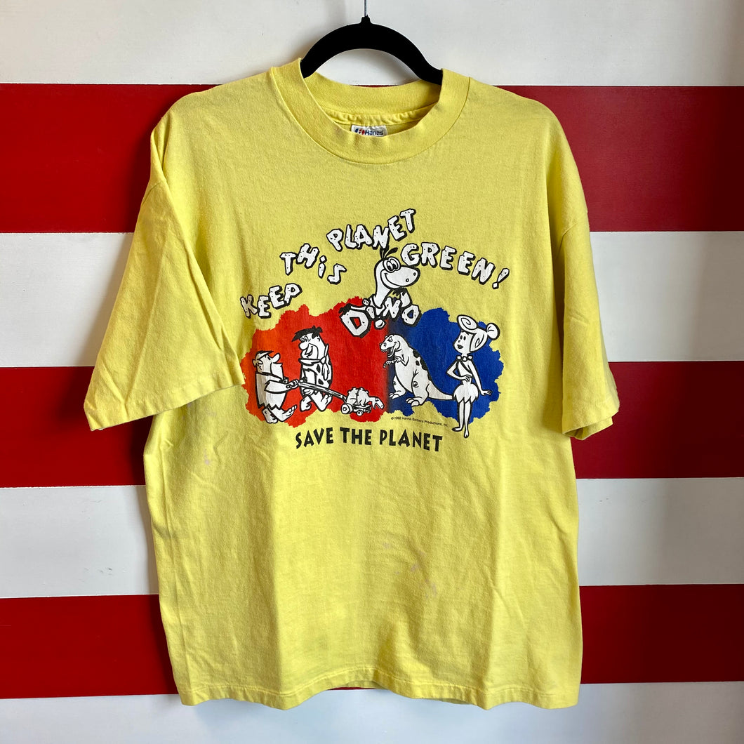 1992 Flintstones Save The Planet Shirt